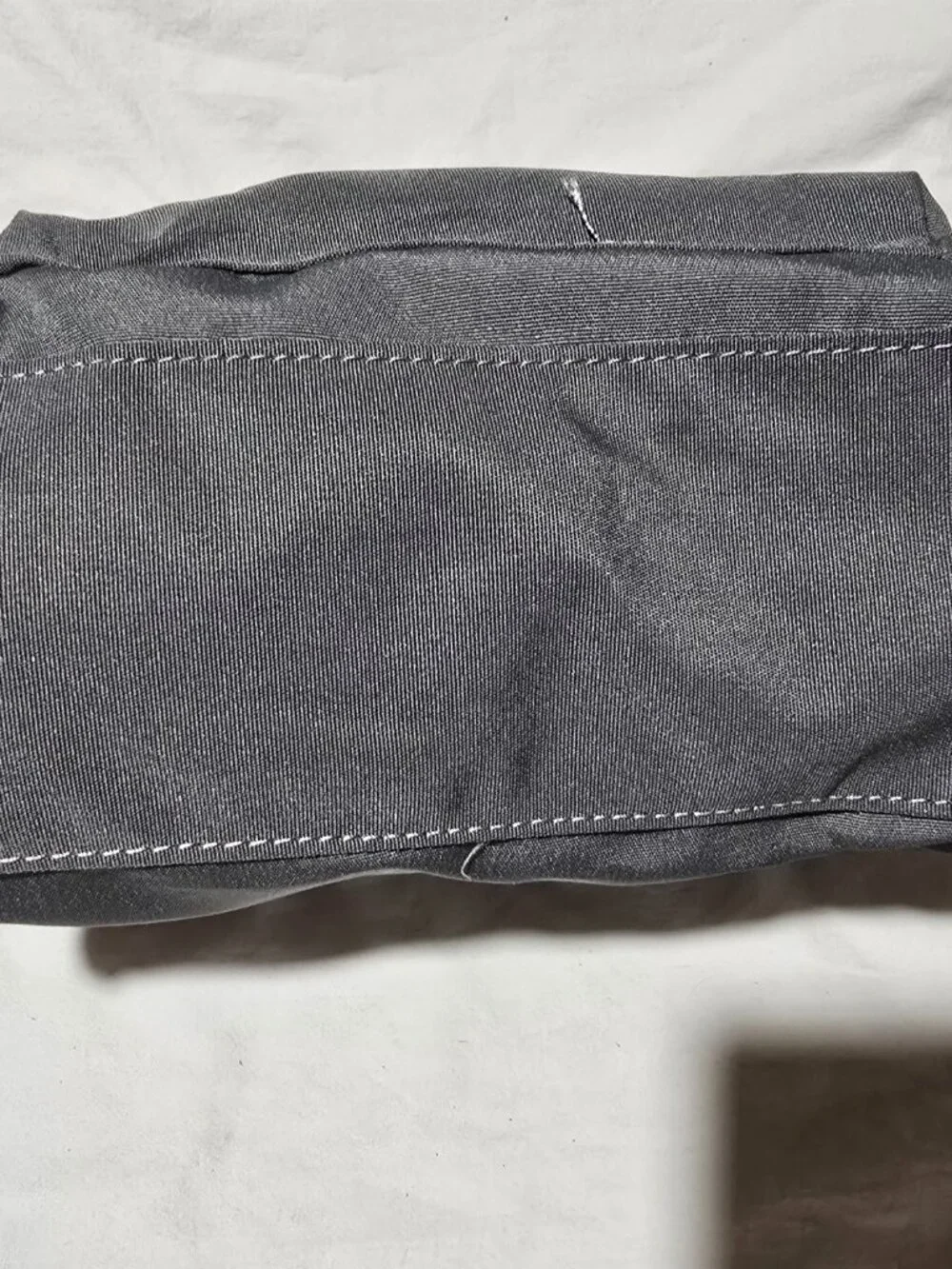 Lequeen Gray Canvas Diaper Bag Mini Backpack Tote Maternity Baby Nappy Bag